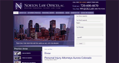 Desktop Screenshot of nortonlawoffices.com